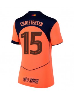 Billige Barcelona Andreas Christensen #15 Tredjedrakt Dame 2025-26 Kortermet